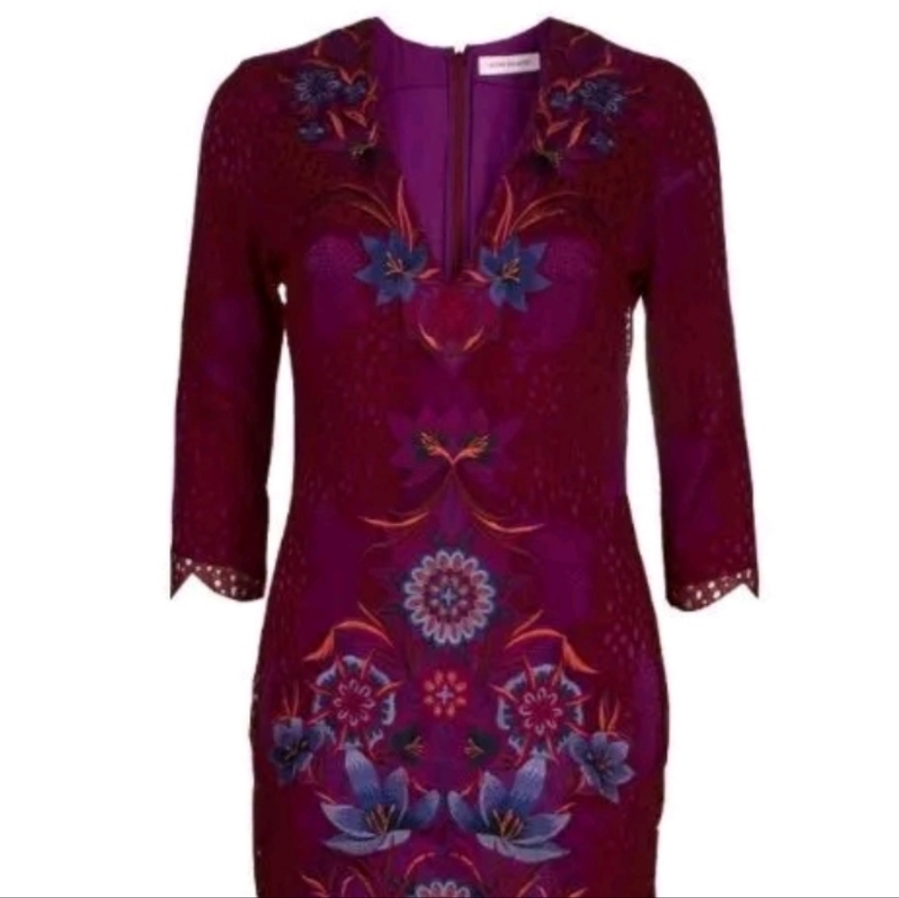 Matthew Williamson Lace Embroidered Dress